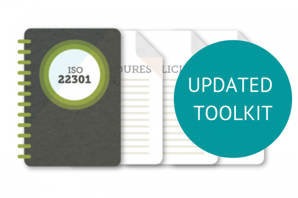 ISO22301 toolkit - new update